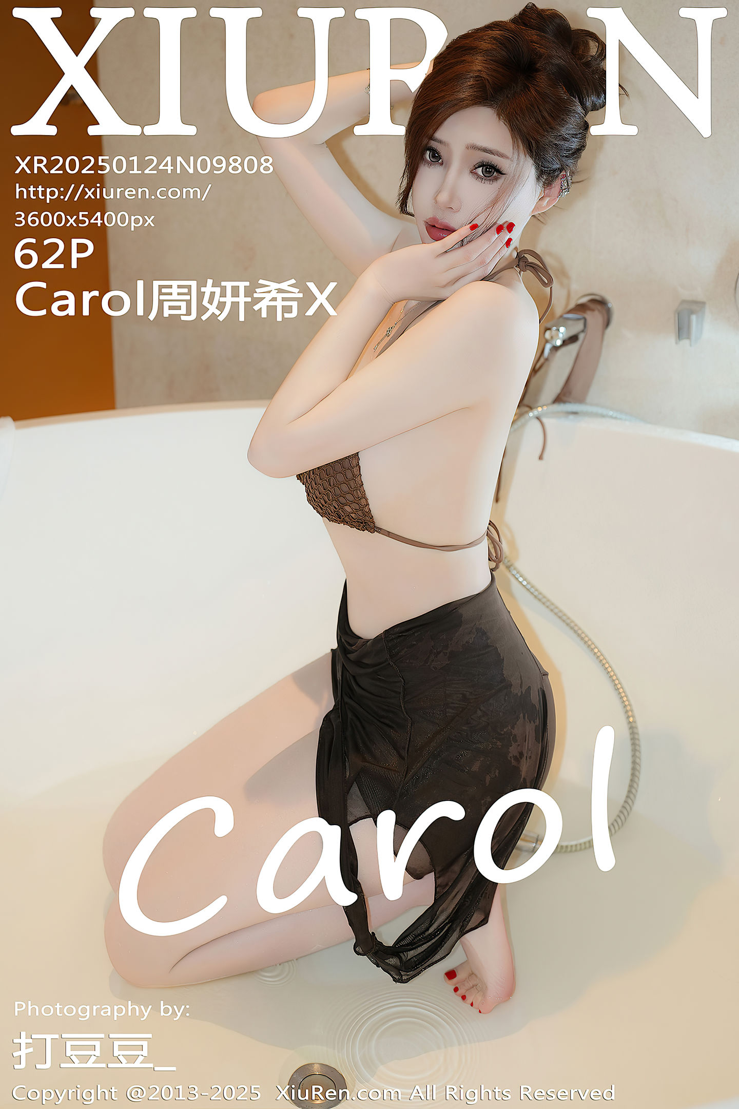 [Xiuren秀人网] 2025.01.24 NO.9808 Carol周妍希X