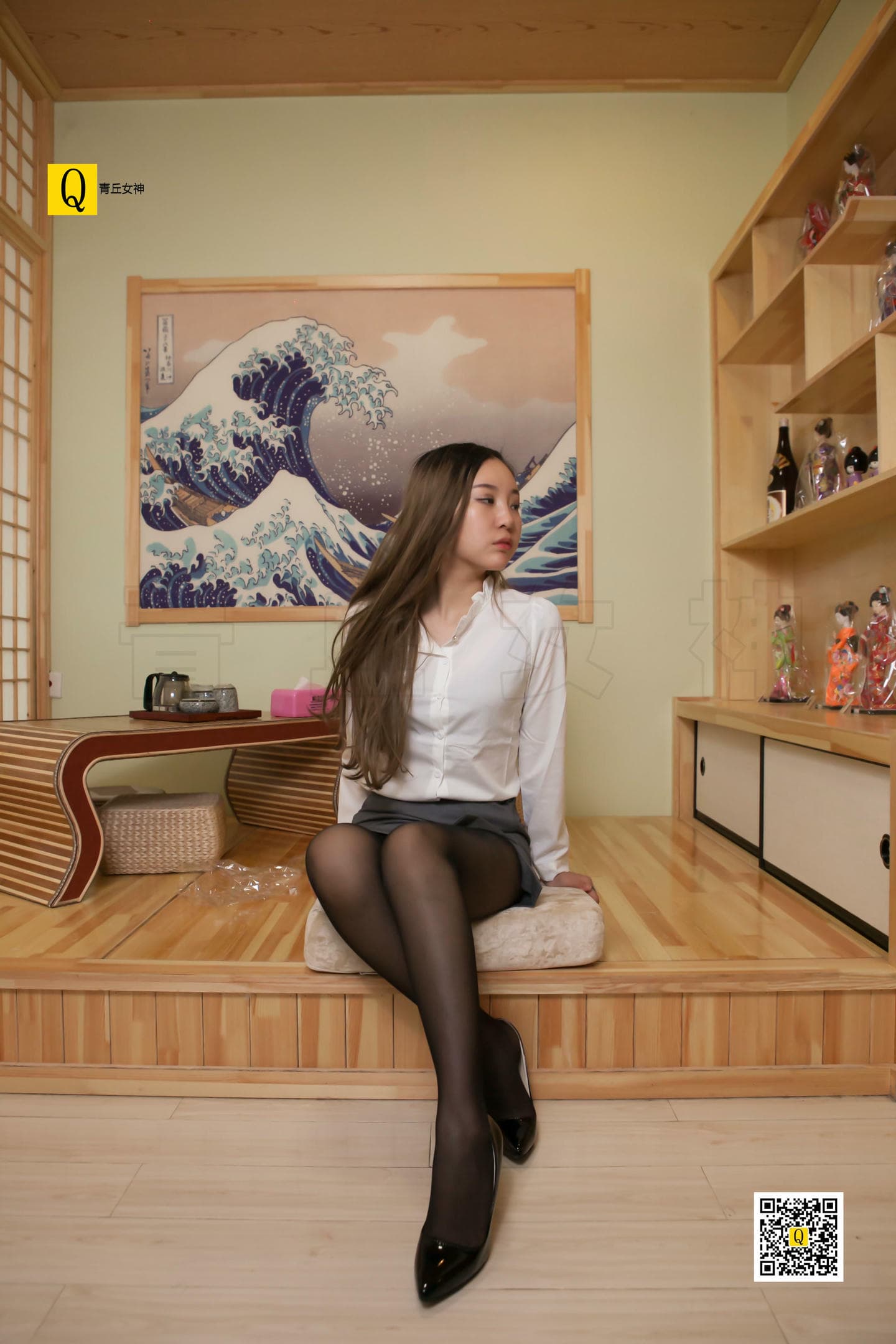 [青丘女神] 086 2018.01.08 新模-少华 黑丝小脚丫