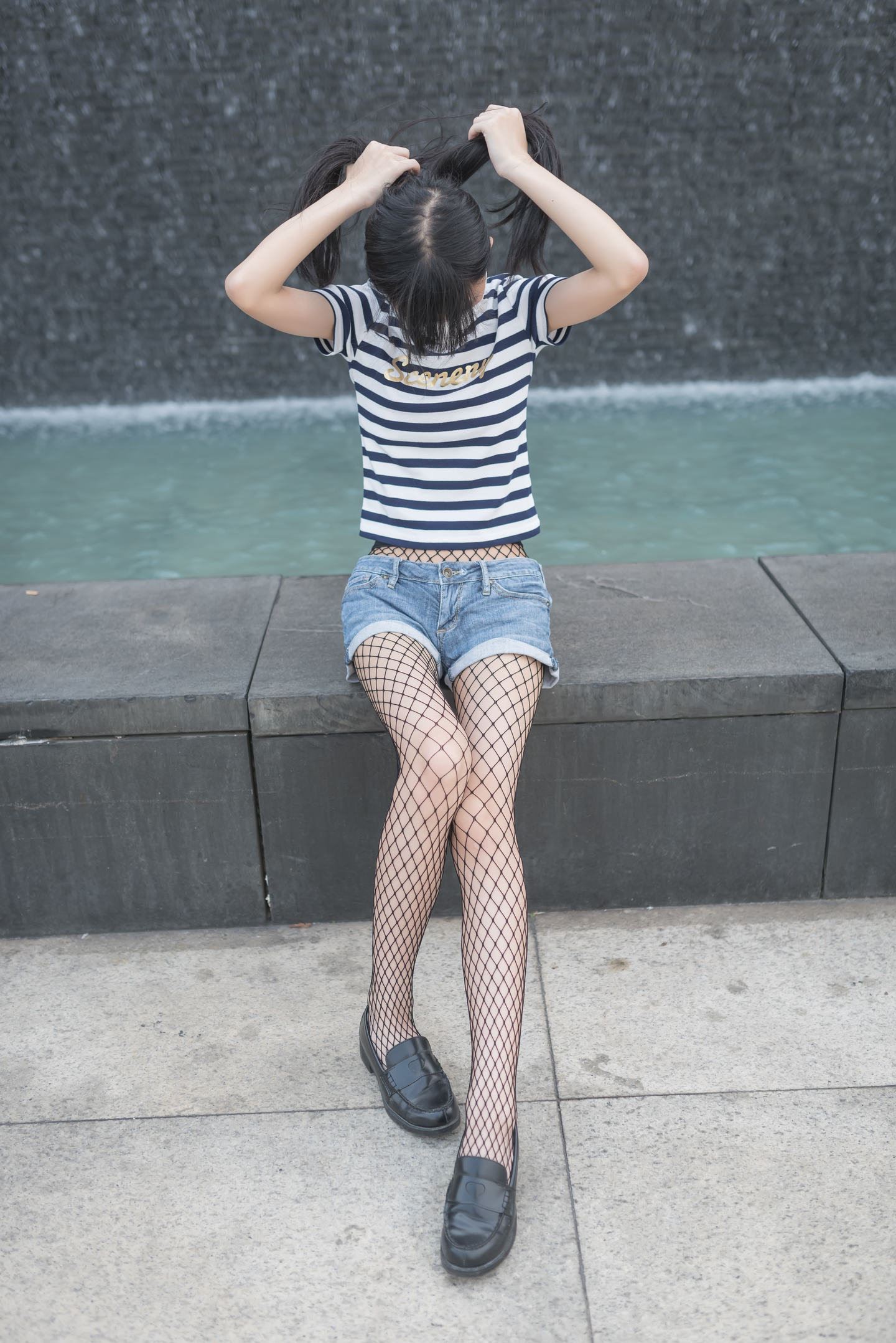 风之领域 NO.027 稚嫩的黑网袜