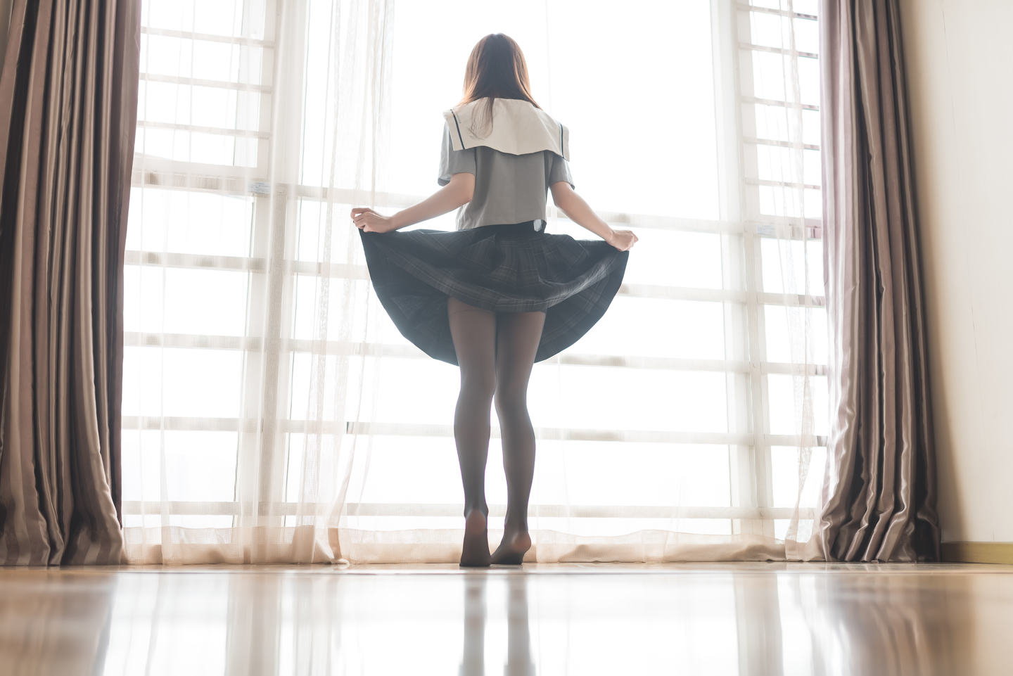 风之领域 NO.044 黑丝短裙