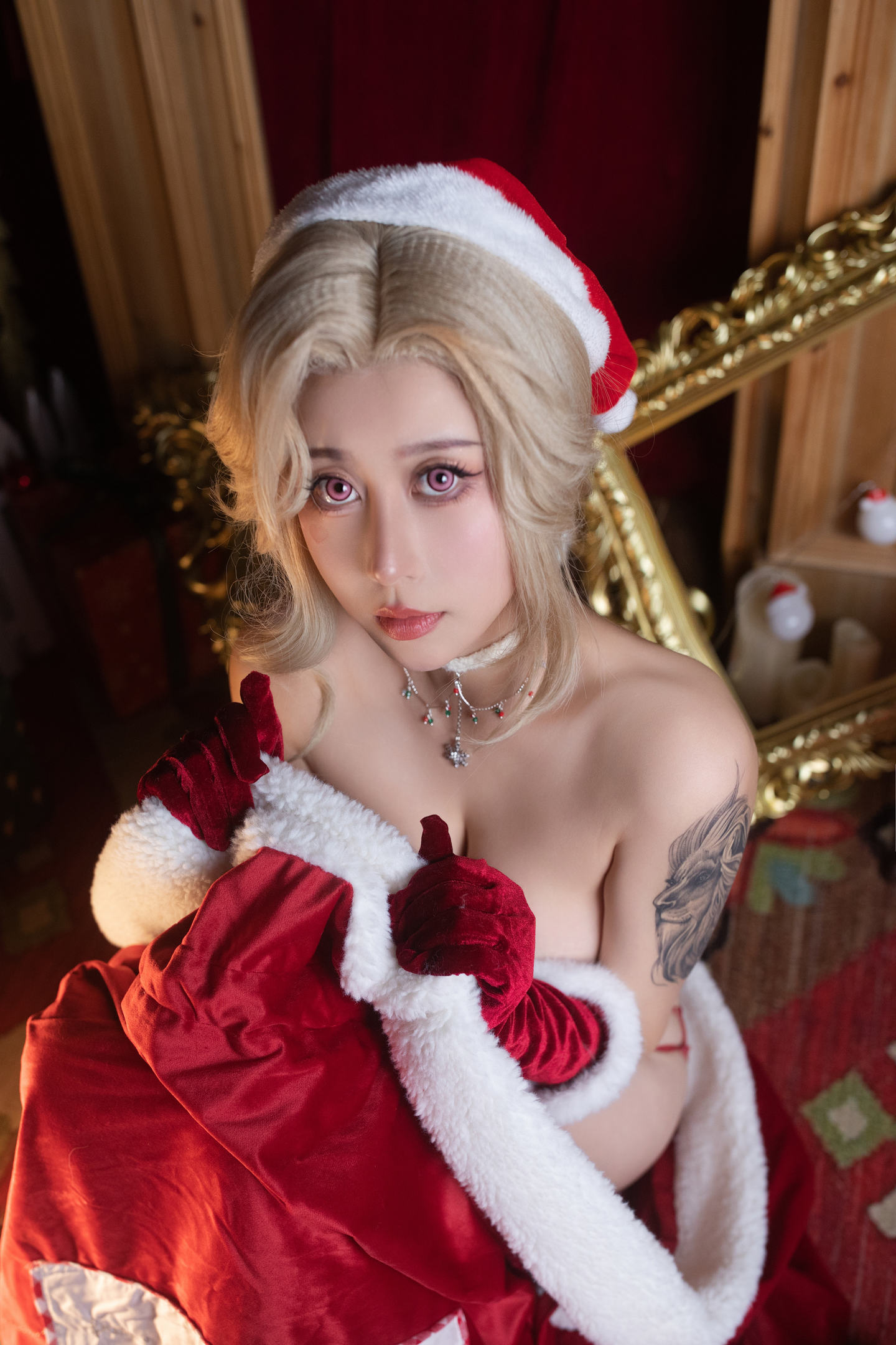 奈汐酱nice – NO.59 超小圣诞帽 1V