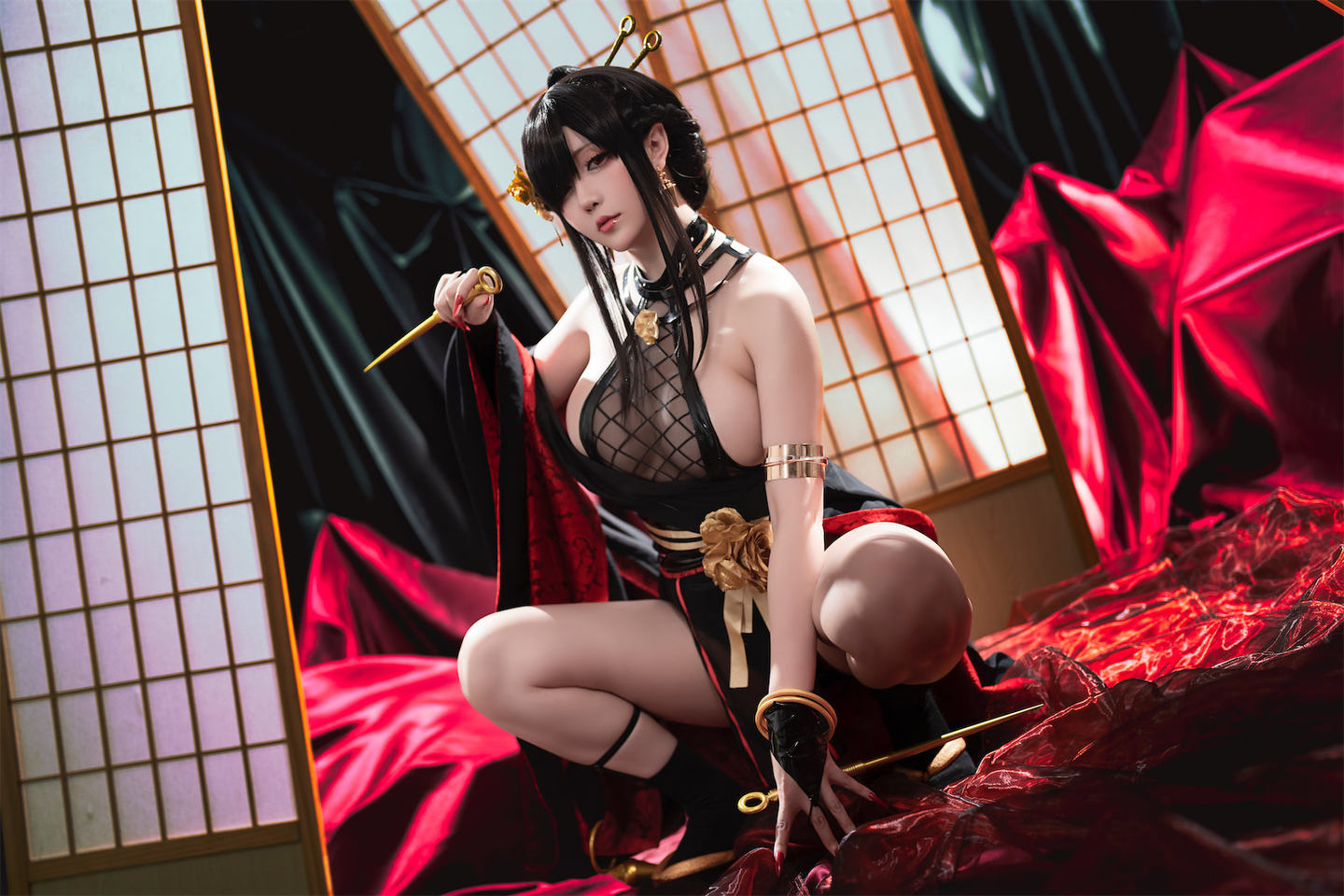 星之迟迟 NO.138 圣诞节 约尔3 同人和风战斗服[78P4V]