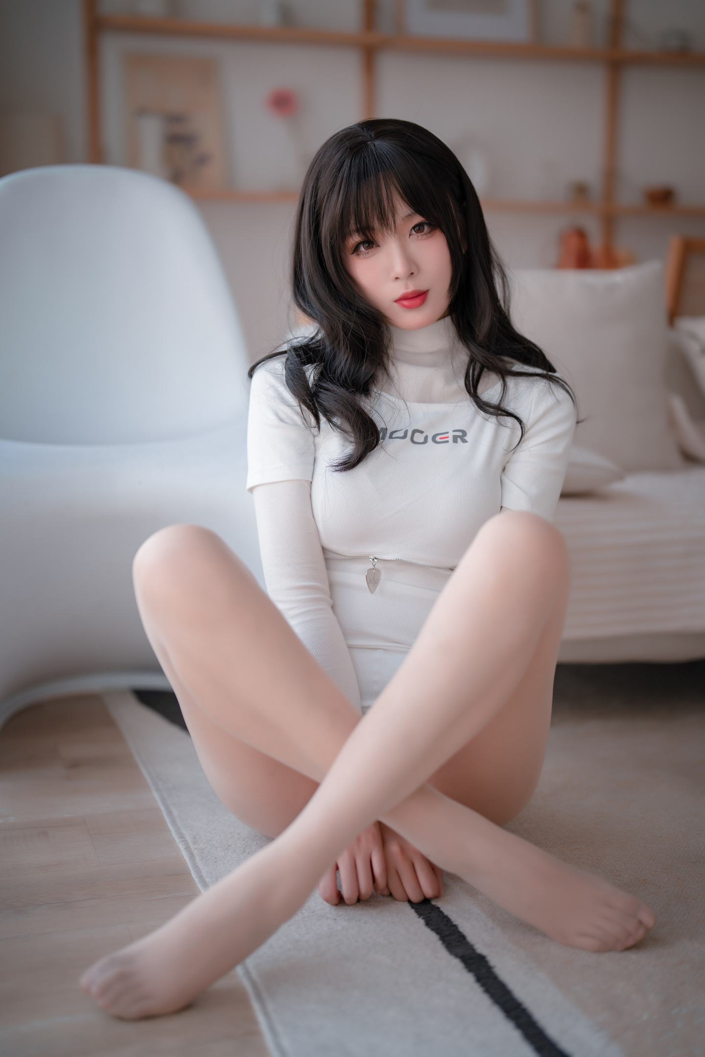 轩萧学姐 NO.026 吉他妹妹肉丝套 [61P]