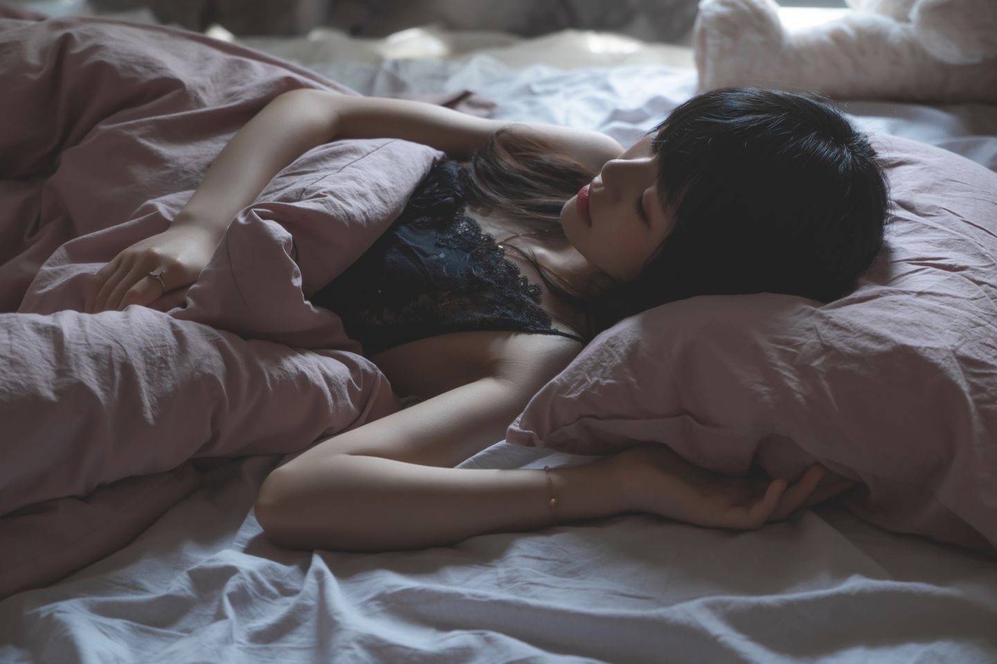 桜桃喵 NO.065 暮(黑裙×妹抖) [48P]