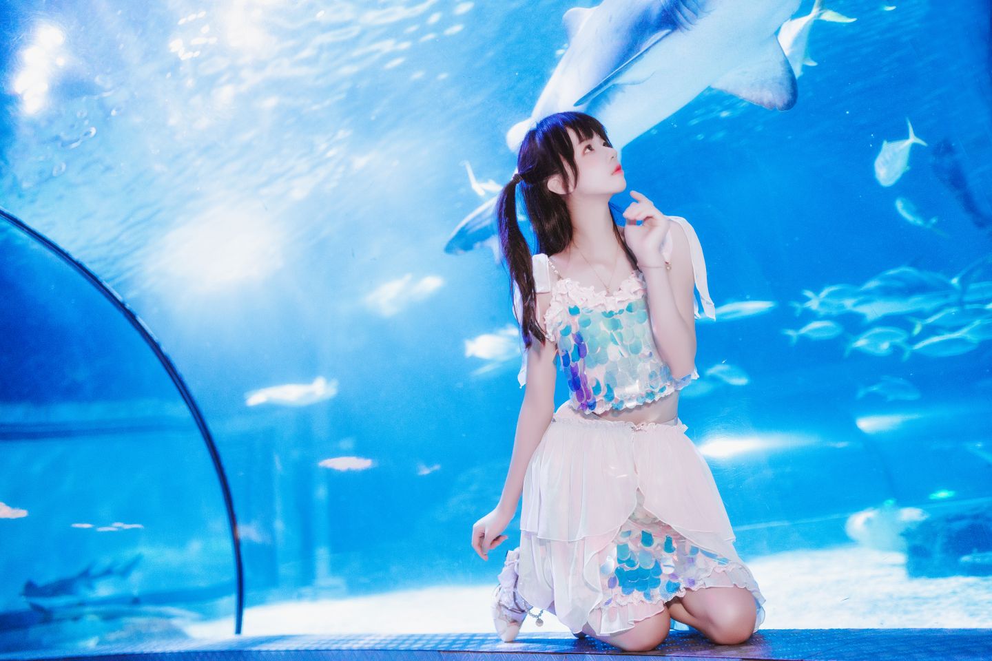 桜桃喵 NO.210 水族馆[15P]